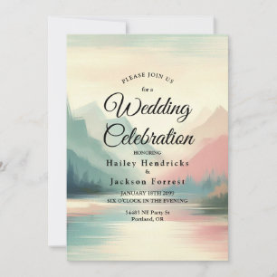 Soft Echoes of the Mountains Invitation