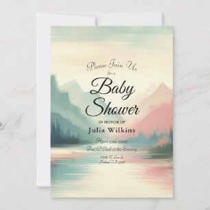 Soft Echoes of the Mountains Invitation