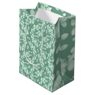Soft Elegant Sage Eucalyptus Medium Gift Bag