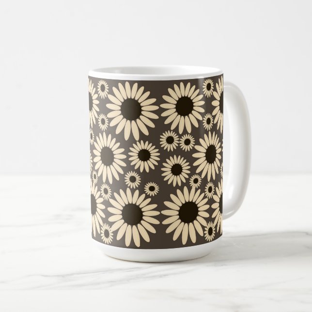  Soft Empress Florals Brown Empress Coffee Mug (Front Right)