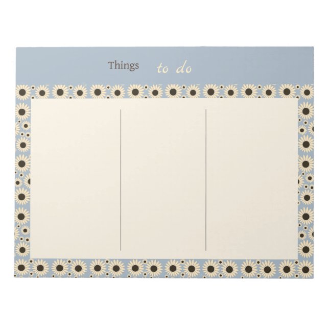  Soft Empress Florals Radiant Empress Notepad (Front)