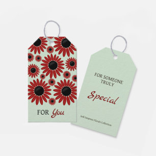 Soft Empress Florals Velvet Gift Tags