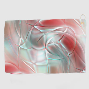 Soft etched glass with smooth grooves, cleary tone golf towel