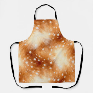 Soft Fawn Fur Cozy Woodland Apron