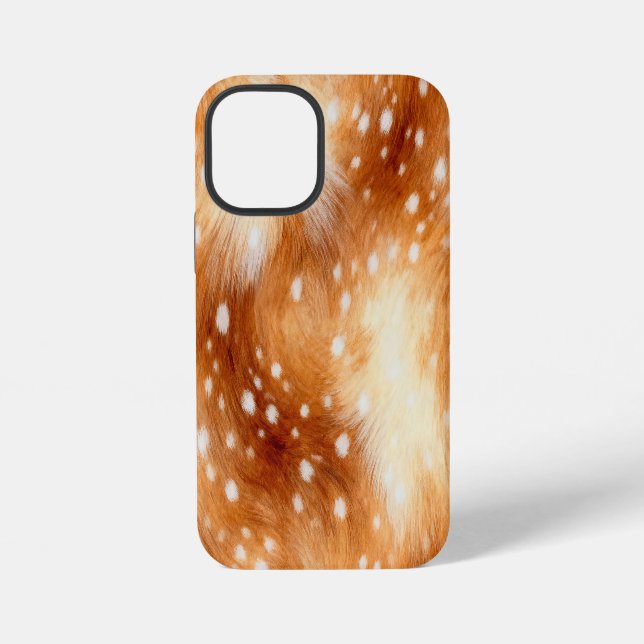 Soft Fawn Fur Cozy Woodland iPhone Case (Back)