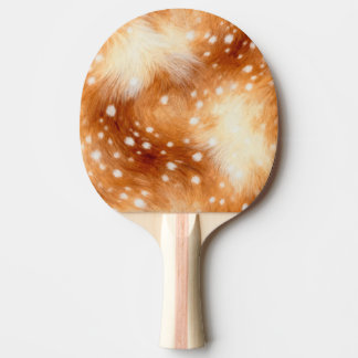 Soft Fawn Fur Cozy Woodland Ping Pong Paddle