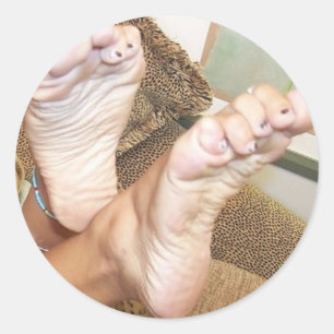 SOFT FEET CLASSIC ROUND STICKER