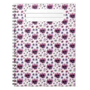 Soft Feminine Lavender Inspired Art Notebook