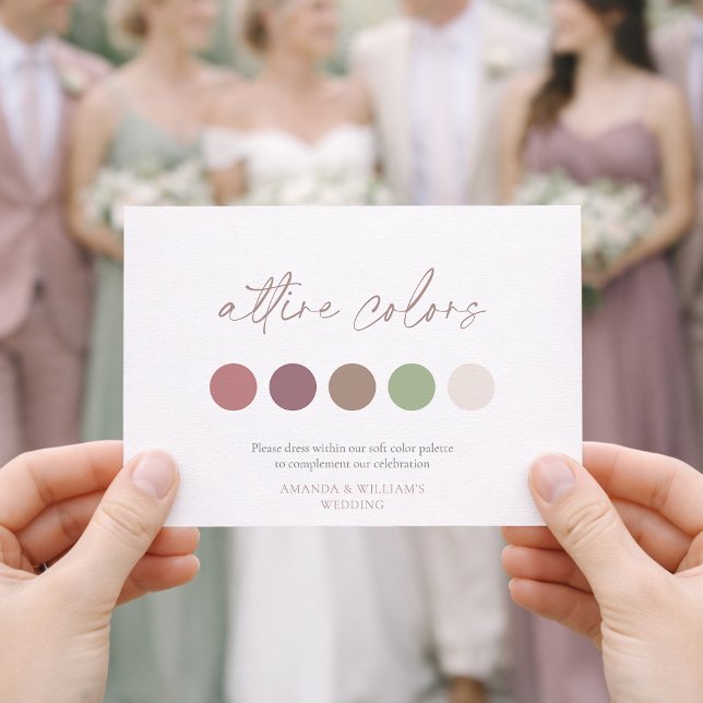 Soft Floral Attire Colours Wedding Card (Creator Uploaded)