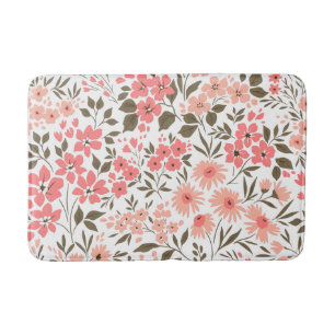 Soft Floral Dreams Bath Mat