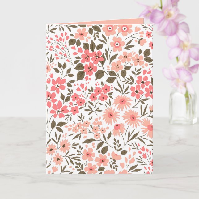 Soft Floral Dreams Card (Orchid)