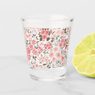 Soft Floral Dreams Shot Glass