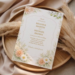 Soft Floral Elegant Garden Invitation
