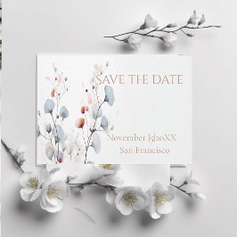 soft floral elegant save the date