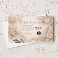 Soft Floral Hairstylist Business
