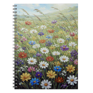 Soft Floral Pattern Collection Notebook
