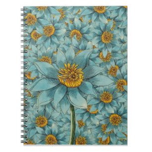Soft Floral Pattern Collection Notebook