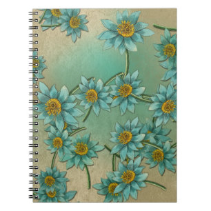 Soft Floral Pattern Collection Notebook