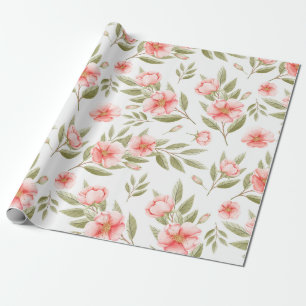 Soft Floral Wrapping Paper