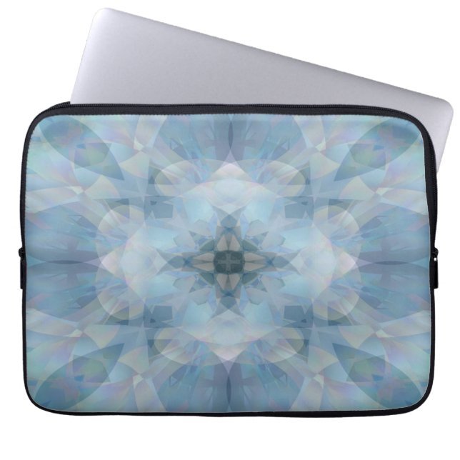 Soft Flowers Laptop Sleeve (Front)