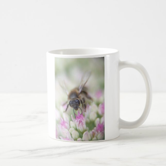 Soft focus bee coffee mug (Right)