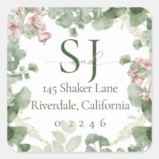 Soft Framed Return Address Label