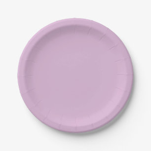 Soft French Lilac Solid Colour Paper Plate
