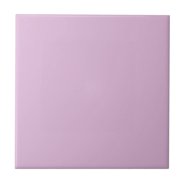 Soft French Lilac Solid Colour Tile (Front)
