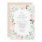 Soft Garden Florals Baby Shower Invitation