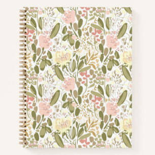 Soft Garden wedding Notebook
