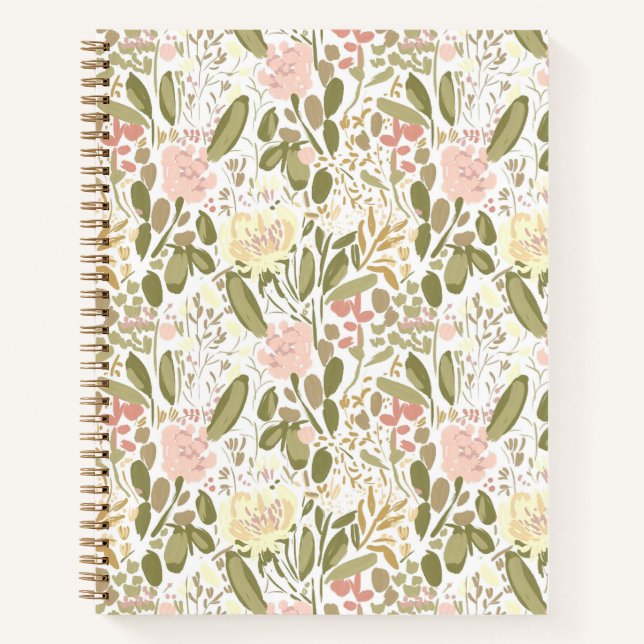 Soft Garden wedding Notebook (Front)