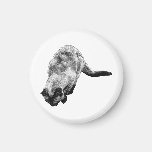 Soft Gaze, Calm Reminder Magnet (Front)