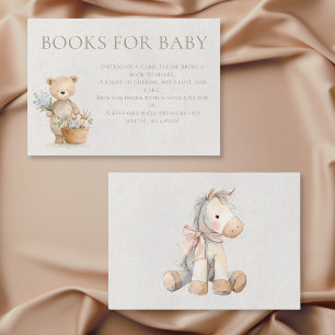 Soft Gender Neutral Nursery Toy Baby Shower Books Enclosure Card