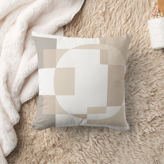 Soft Geometric Blocks – Simple and Sleek Cushion (Blanket)