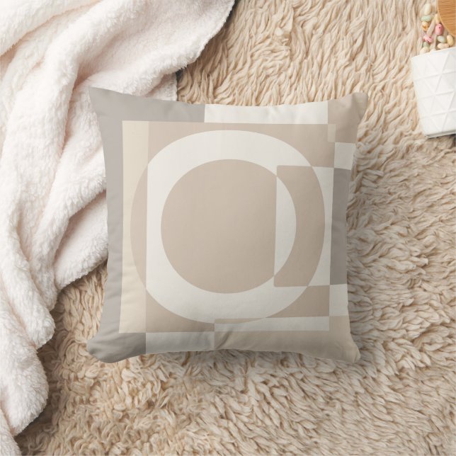 Soft Geometric Blocks – Simple and Sleek Modern Cushion (Blanket)