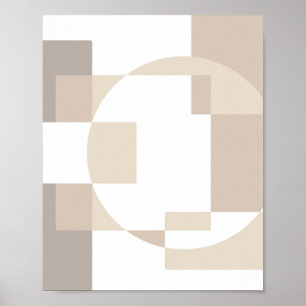 Soft Geometric Blocks – Simple and Sleek Poster