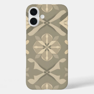 Soft Geometric iPhone16 Case - Seamless Pattern De