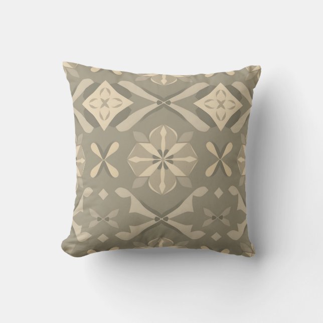 Soft Geometric Pillow - Stylish Home Decor (Front)