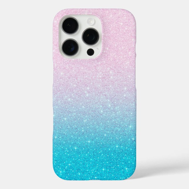 Soft Glitter Ombre Case-Mate iPhone Case (Back)
