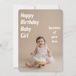 Soft Glow Birthday Card – Baby Girl Download