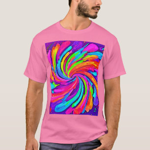 Soft Glow: Cartoon Rainbow T-Shirt