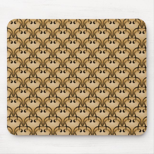 Soft Gold Sophisticated Bliss Mousepad (Front)