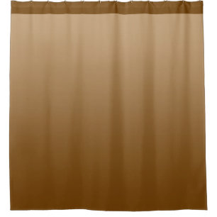 Soft Gradients Colours - brown + your ideas Shower Curtain