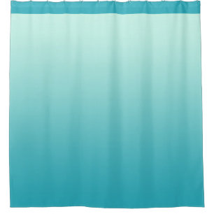 Soft Gradients Colours - ocean blue + your ideas Shower Curtain