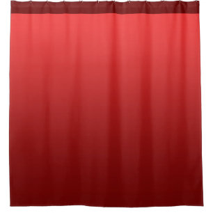 Soft Gradients Colours - red + your ideas Shower Curtain