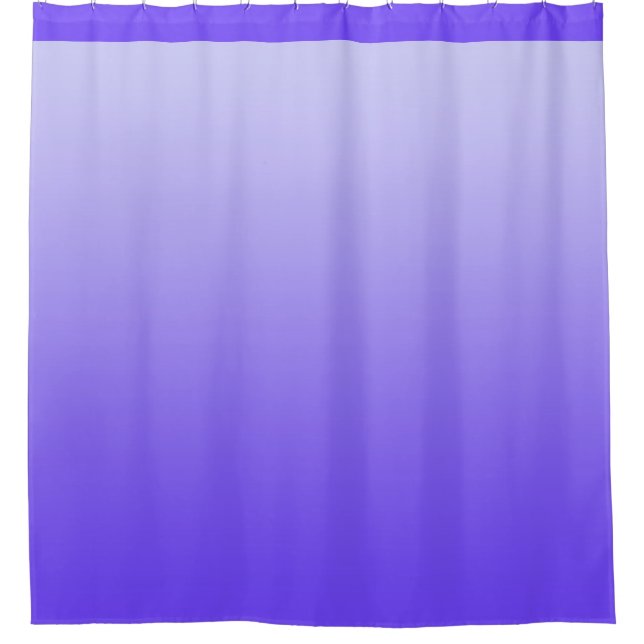 Soft Gradients Colours - violet + your ideas Shower Curtain (Front)