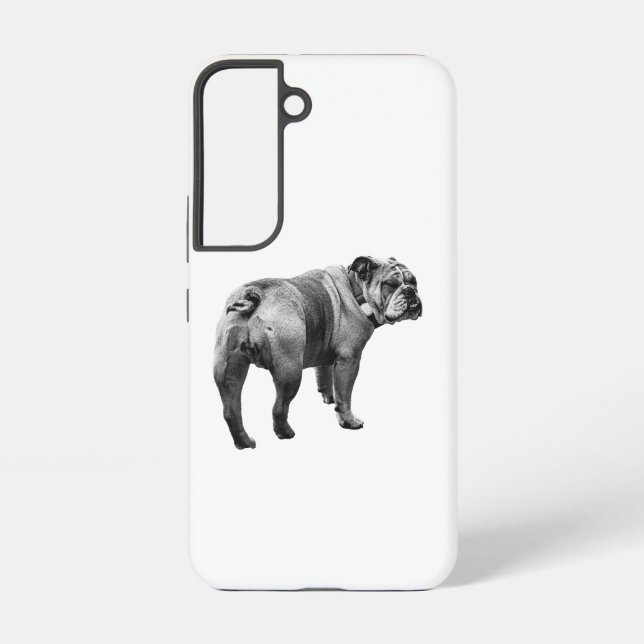 Soft Graphite, Steady Guard Samsung Galaxy S22 Case (Back)