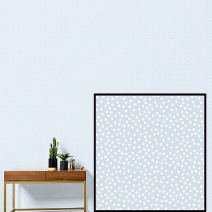 Soft Gray Blue with Light White Spots Circles Wallpaper