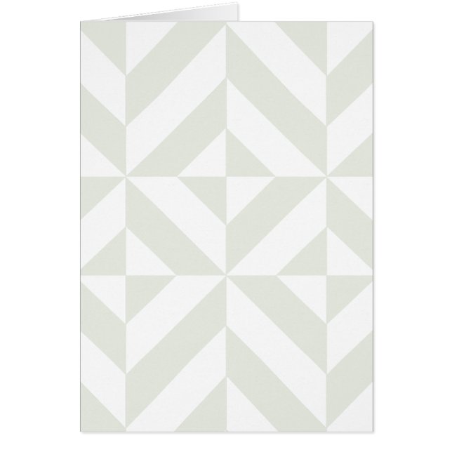 Soft Gray Geometric Art Deco (Front)