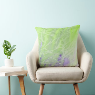 Soft Green & Lavender Harmony Cushion